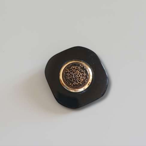 💥 Vintage Square Brooch Pin & Pierced Earrings Set - Picture 10 of 15